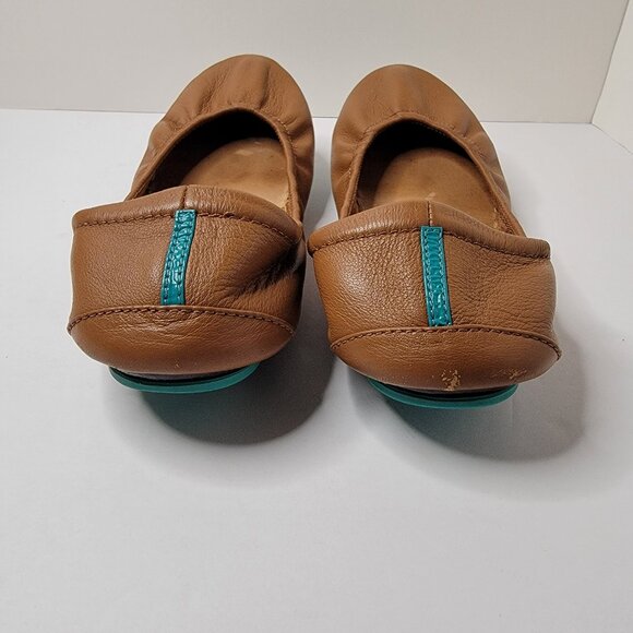Tieks by Gavriell Chestnut Leather Ballet Flats Size 9 - Picture 5 of 11